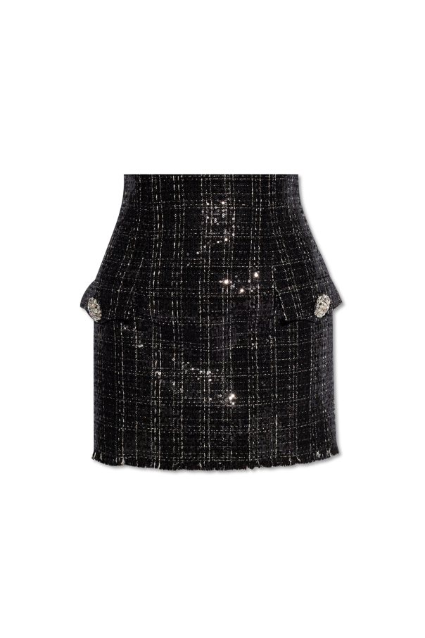 Balmain Sequinned skirt