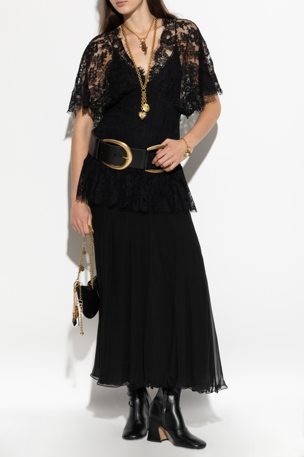 Chloé Falda de seda