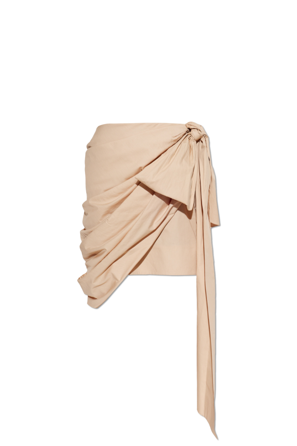 Asymmetrical skirt with draping od Chloé