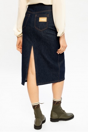 Chloé Denim skirt