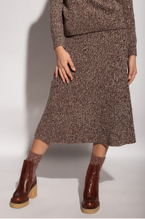 Chloé Cashmere skirt