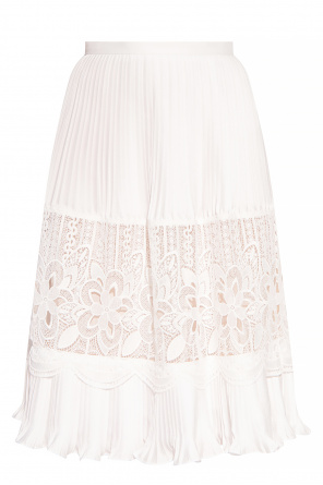 openwork equip with long sleeves see by chloe dress