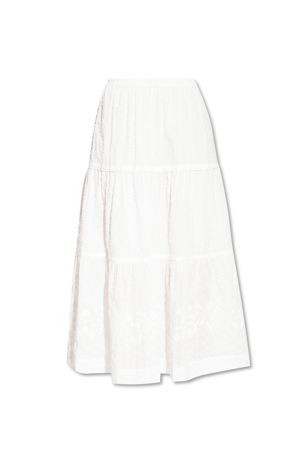 See By Chloe Embroidered cotton skirt