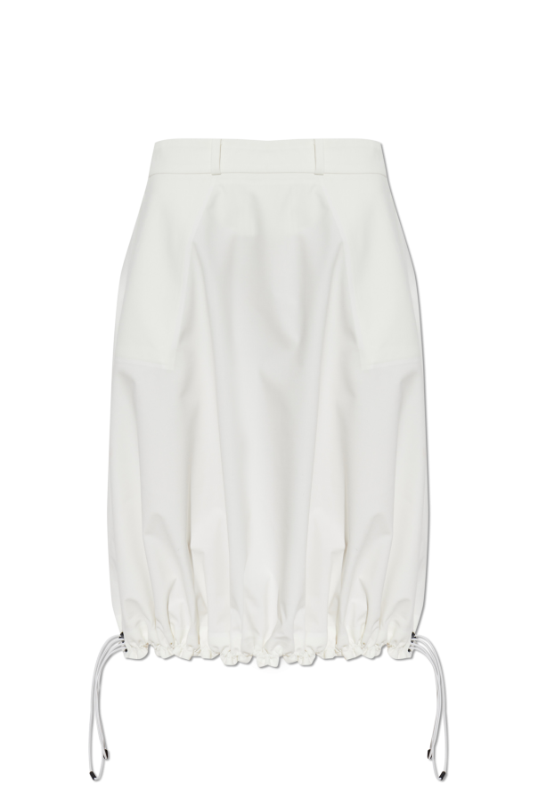 Asymmetrical skirt with drawstrings od Coperni