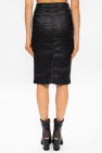 Diesel Coated denim skirt
