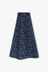 Etro Embroidered denim skirt
