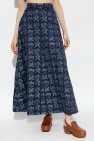 Etro Embroidered denim skirt
