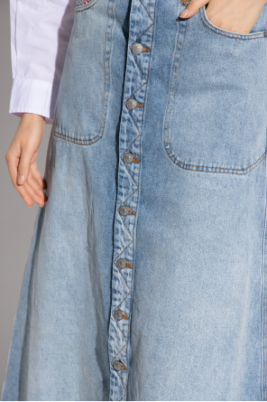 Diesel ‘De-Albus-L’ denim skirt