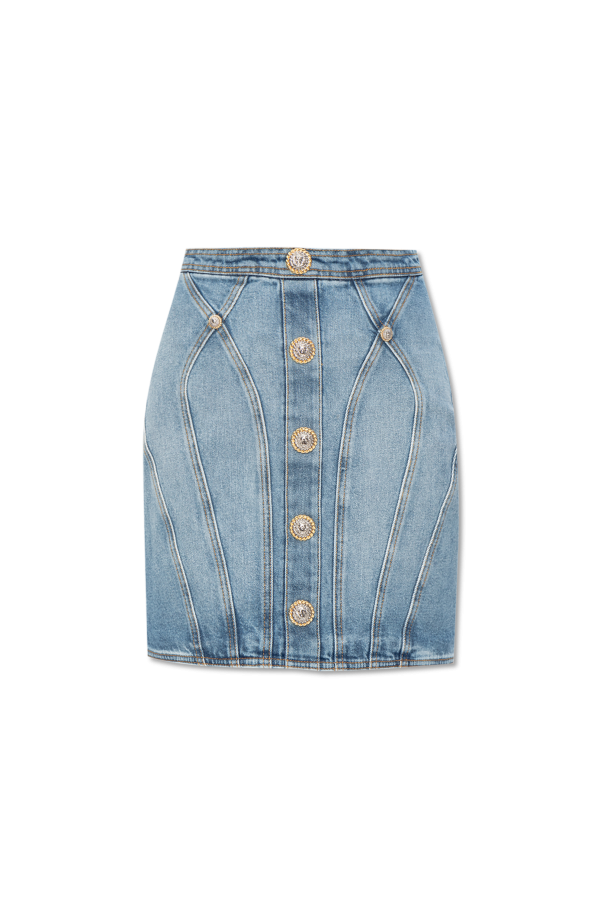 Balmain Denim skirt