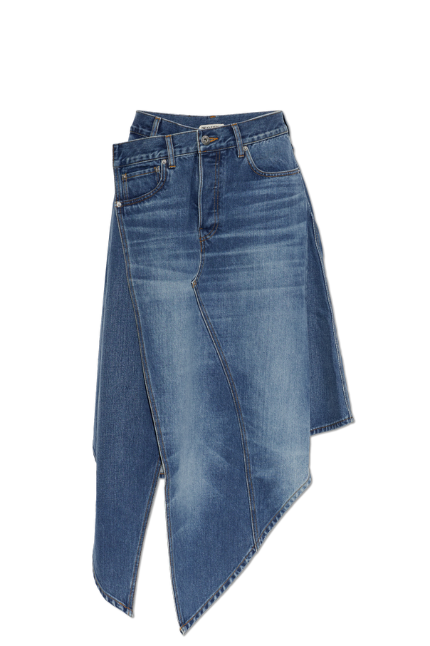 Asymmetrical denim skirt od JW Anderson