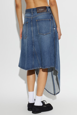 JW Anderson Džínová sukně s asymetrickým střihem