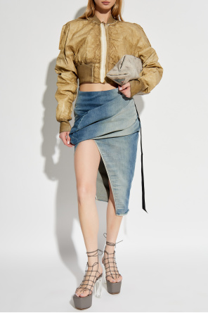 Falda vaquera low twist od Rick Owens DRKSHDW