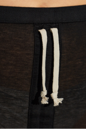 Rick Owens DRKSHDW Długa spódnica z rozcięciem