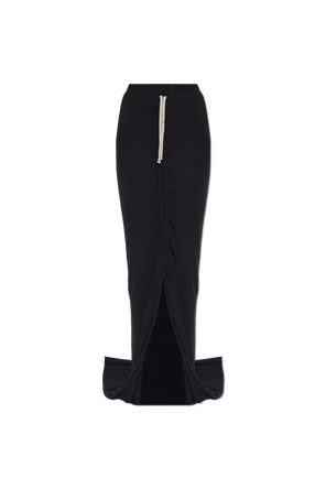 Long skirt with slit