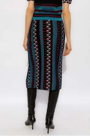 Diane Von Furstenberg ‘Sallie’ skirt with geometric motif