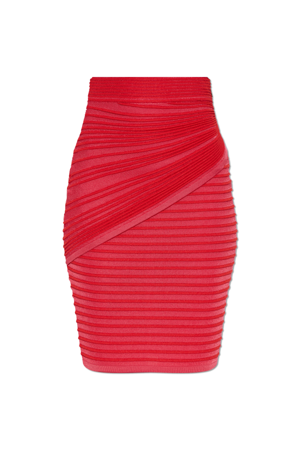 Balmain Falda acanalada