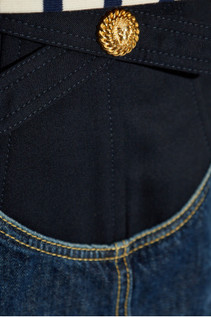 Balmain Denim skirt