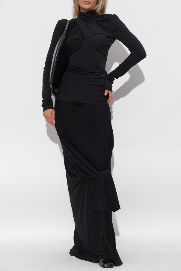 ENTIRE STUDIOS Falda drapeada