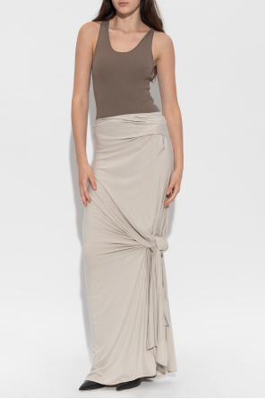 Cream with decorative draping od ENTIRE STUDIOS