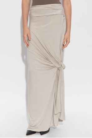 ENTIRE STUDIOS Color crema con drapeado decorativo