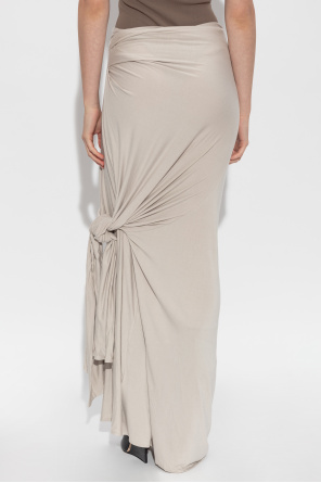 ENTIRE STUDIOS Color crema con drapeado decorativo