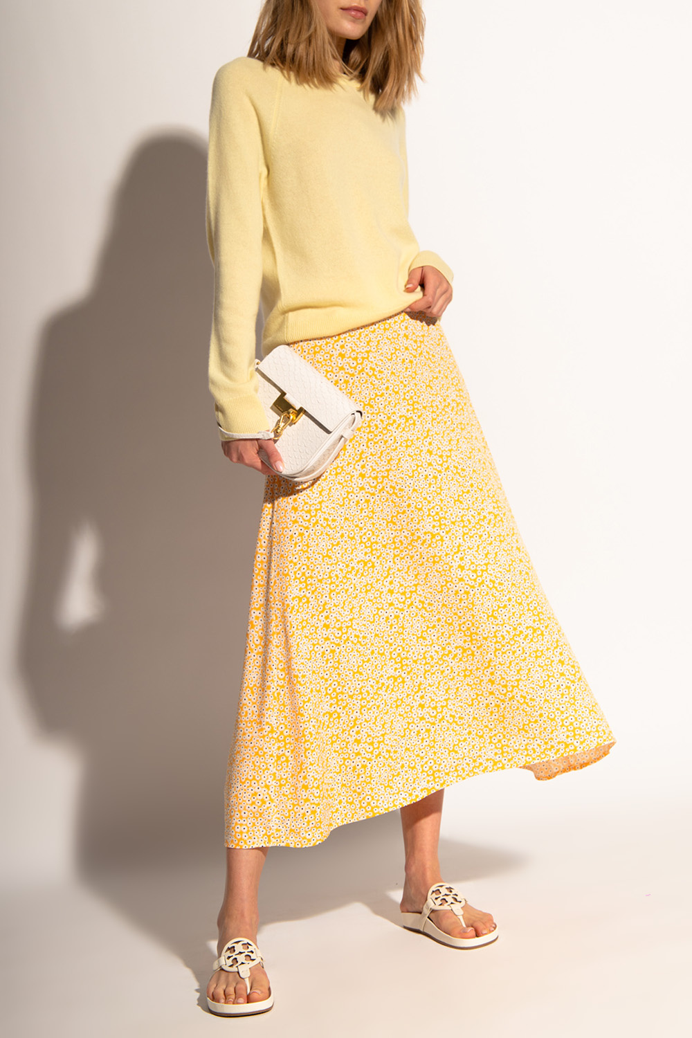 Samsøe Samsøe Floral motif skirt