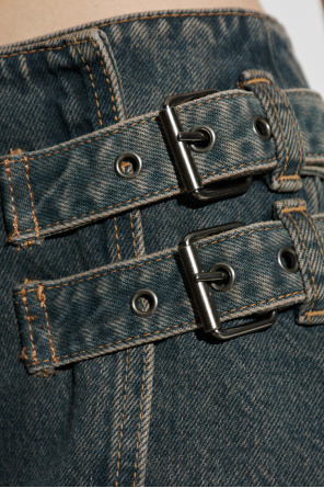 Samsøe Samsøe Falda vaquera "Sabethy"