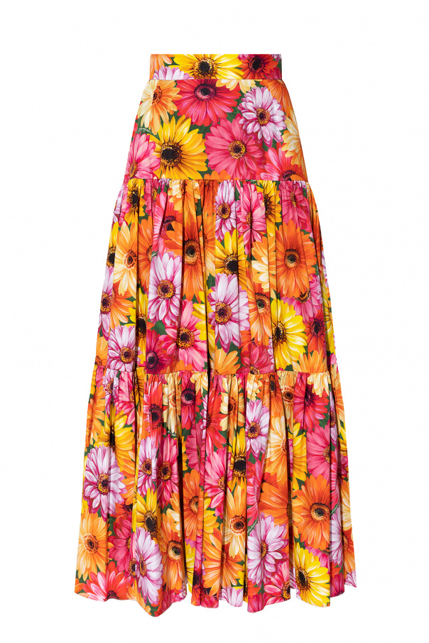Dolce & Gabbana Floral-printed skirt