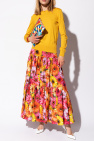 wool skirt Edge dolce gabbana skirt Floral-printed skirt