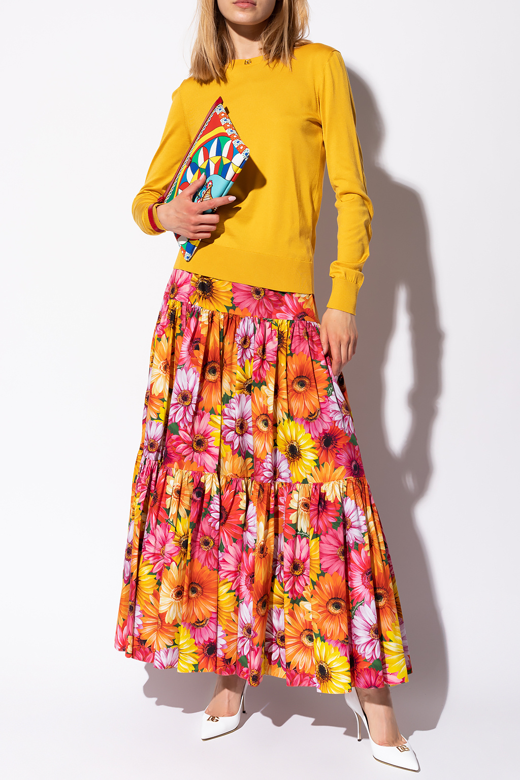 Dolce & Gabbana Floral-printed skirt