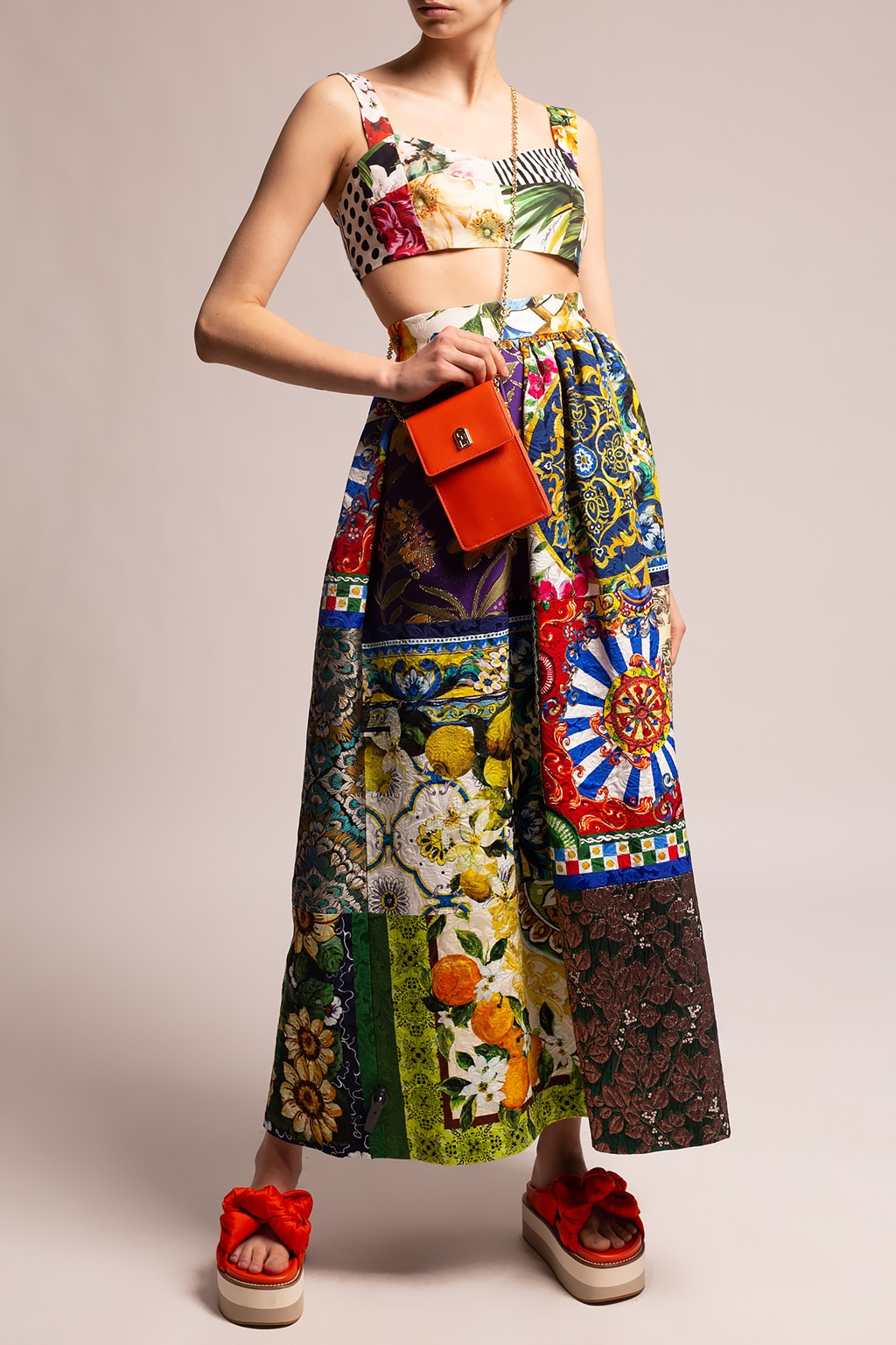 dolce Intense & Gabbana Patchwork skirt