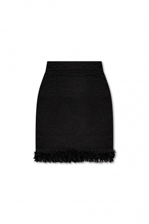 Dolce & Gabbana graphic-print tiered skirt