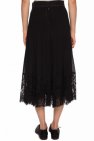 Dolce & Gabbana Pleated skirt with lace trim