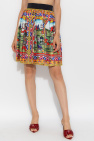 Dolce & Gabbana MULTICOLOUR Silk skirt with 'Caretto' pattern