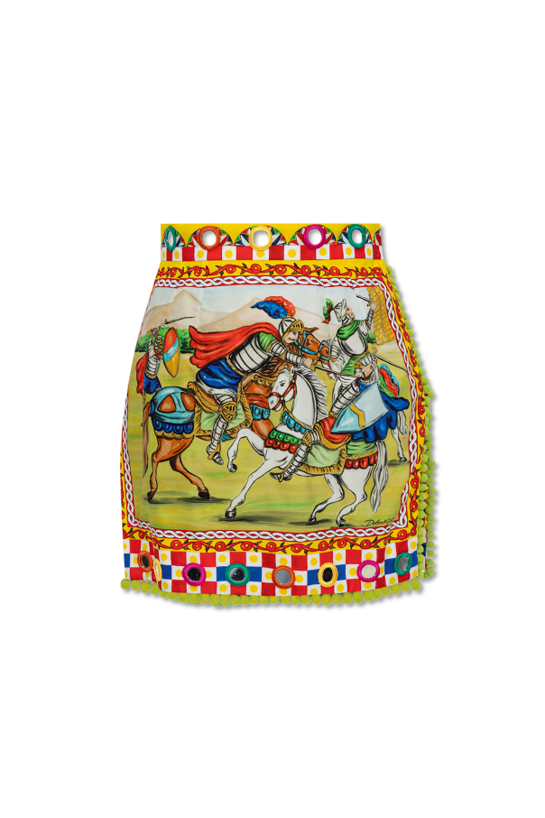 Dolce & Gabbana Skirt with Carretto pattern