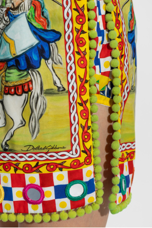 Dolce & Gabbana Skirt with Carretto pattern