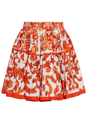 Skirt with 'Majolica' print