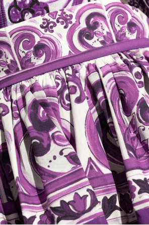 Dolce & Gabbana Skirt with 'Majolica' print