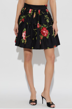 Dolce & Gabbana Rock mit Blumenmuster