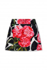 Dolce & Gabbana Chiffon Shirt With All-over Rose Print