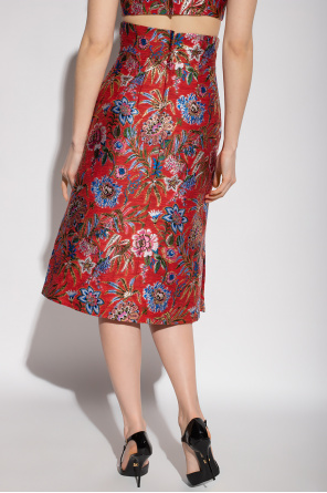 Dolce Rip & Gabbana Skirt with floral motif