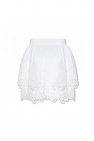 Dolce & Gabbana Polka-dot Silk Blouse Openwork skirt