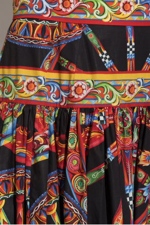 Dolce & Gabbana Skirt with 'Carretto' print