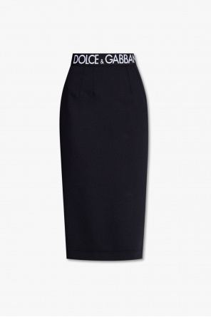 Dolce & Gabbana button-shorts leather jacket