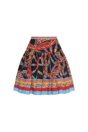 Skirt with 'Carretto' print