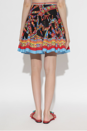 Dolce & Gabbana Saia com estampado "Carretto"