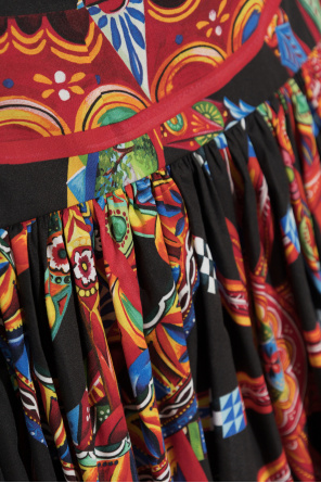 Dolce & Gabbana Saia com estampado "Carretto"