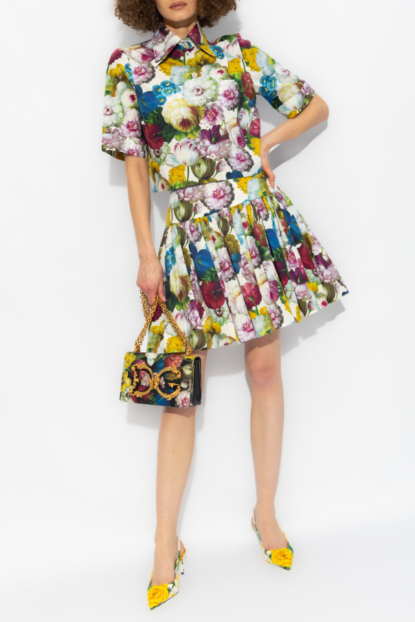 dolce espadrilles & Gabbana Skirt with floral motif