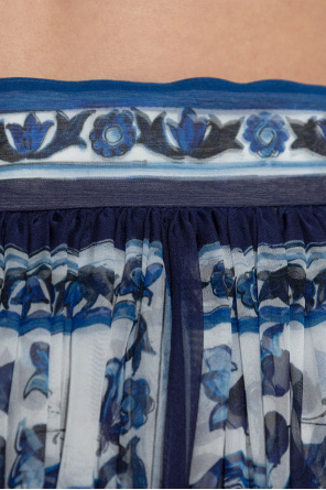 Dolce & Gabbana Seidenrock mit Print