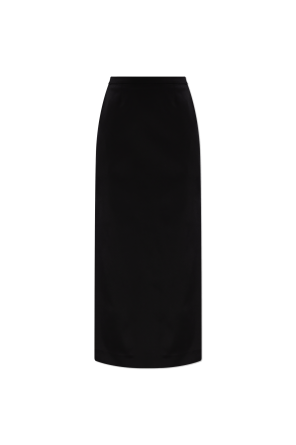 Dolce & Gabbana corset style lace skirt Black